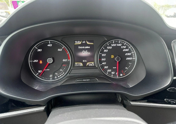Seat Leon cena 43900 przebieg: 217735, rok produkcji 2015 z Wieluń małe 154